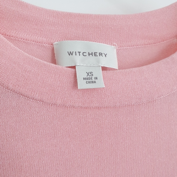 Witchery pink crop top, size S - Picture 2 of 6